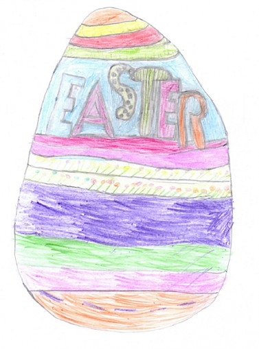 Easter Colouring 2020! - Egg 5